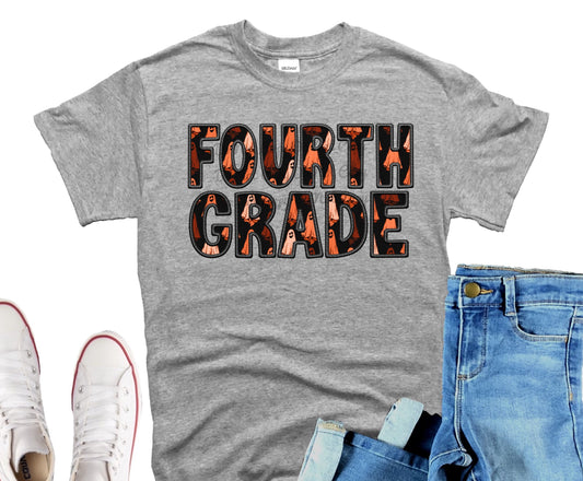 Fourth grade Spooky school embroidery-DTF