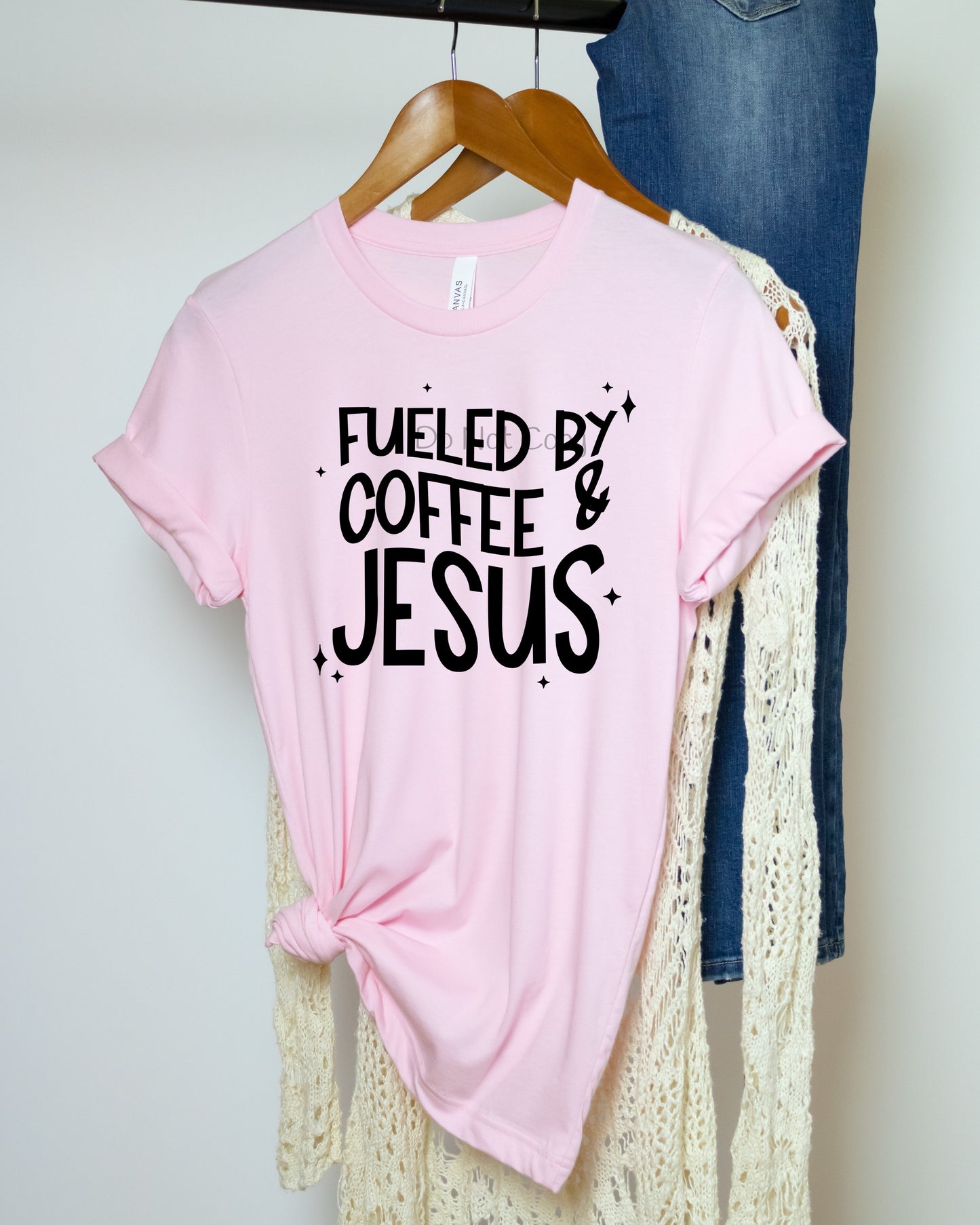 Fueled by coffee & Jesus-DTF