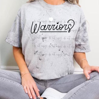 Hand lettered Warriors-DTF