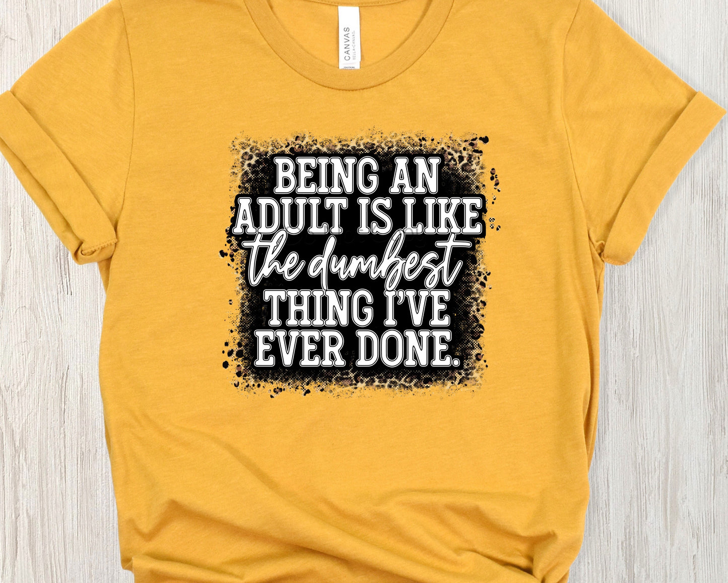 Being an adult leopard border-DTF