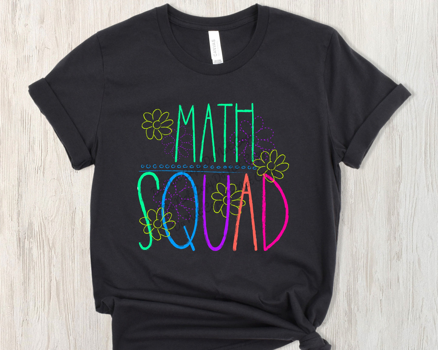 Chalkboard math squad-DTF