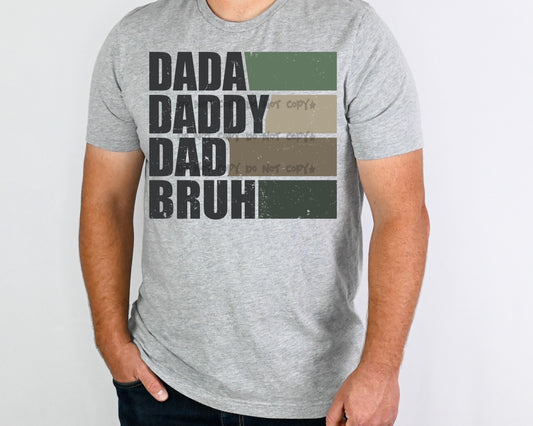 Dada Daddy Dad Bruh-DTF