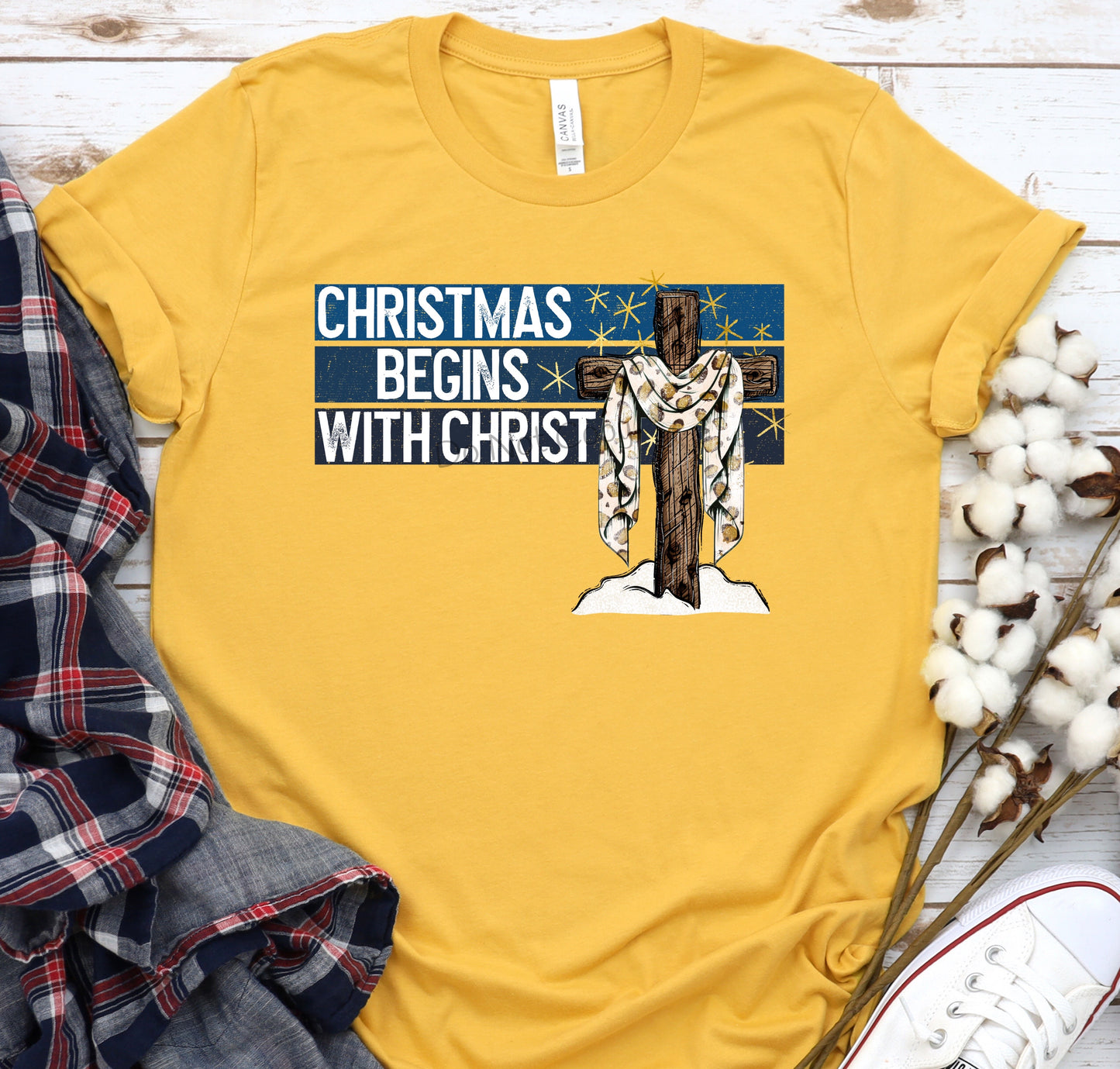 Christmas begins with Christ-DTF