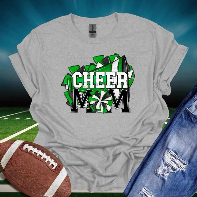 Cheer mom green-DTF