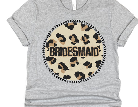 Bridesmaid circle leopard-DTF