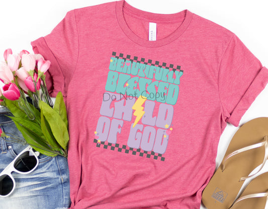 Beautifully blessed child of God-DTF