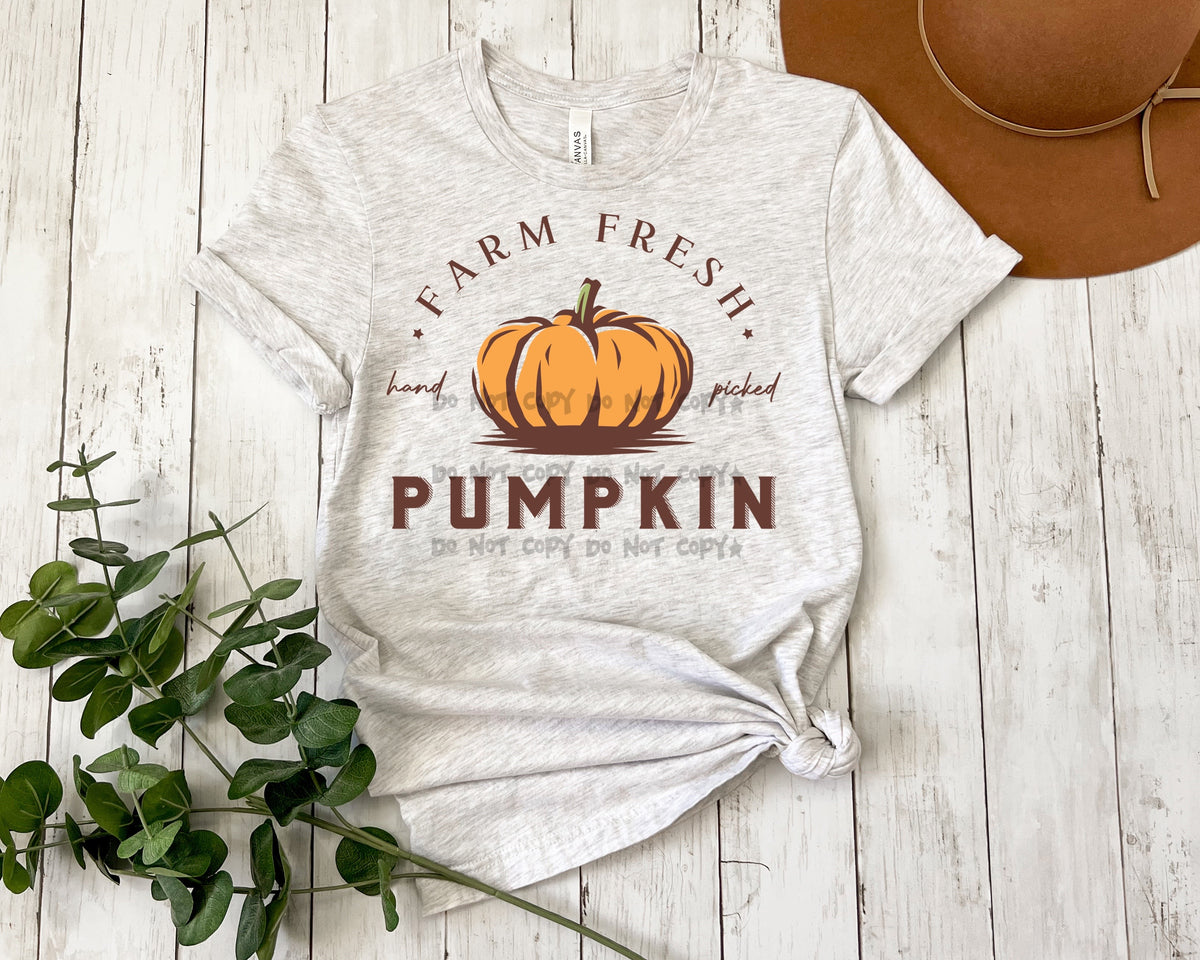 Farm fresh hand picked pumpkin -DTF