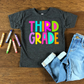 Third Grade  -bright color-DTF
