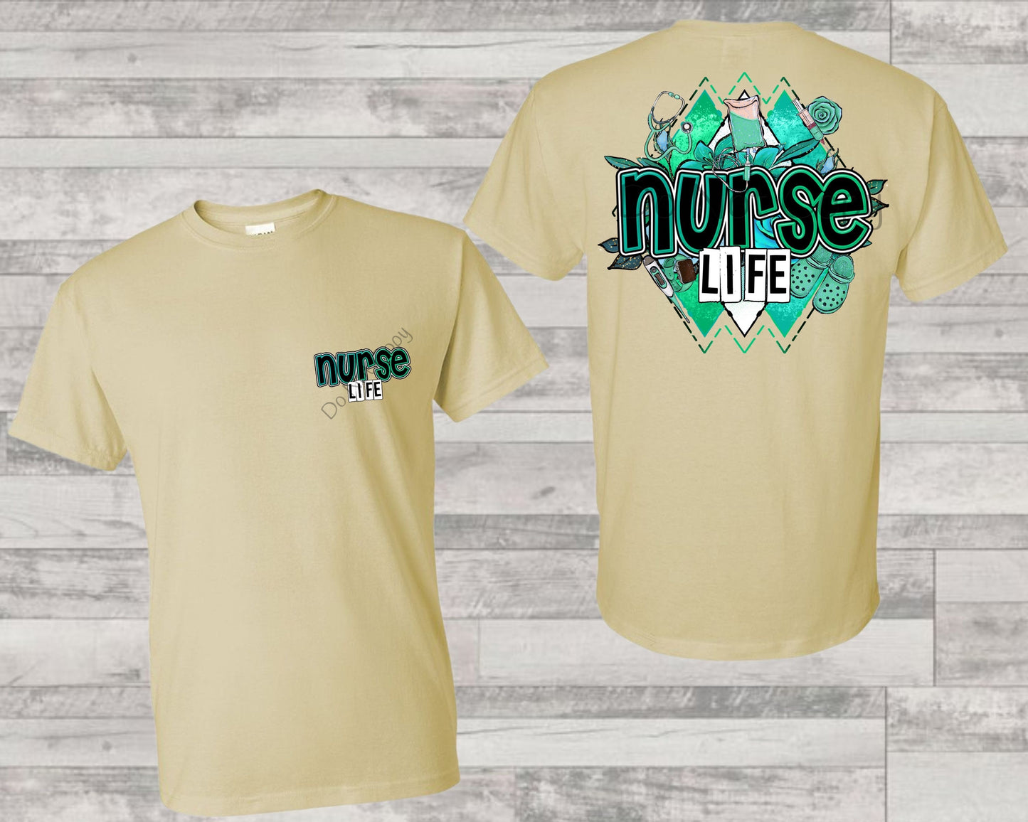 Nurse life green (POCKET)-DTF