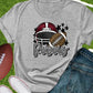 Rebels football helmet gray-DTF