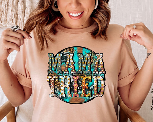 Mama tried circle-DTF