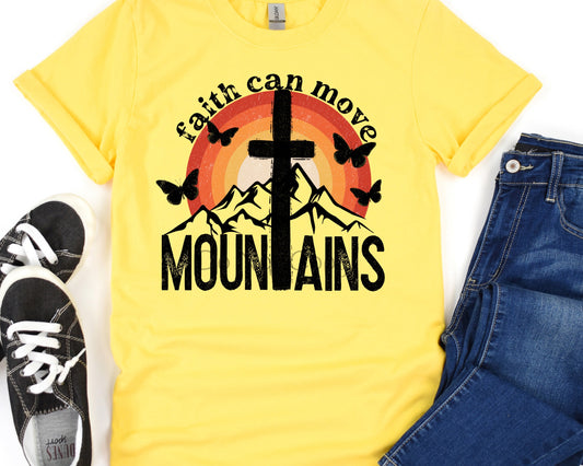Faith can move mountains-DTF