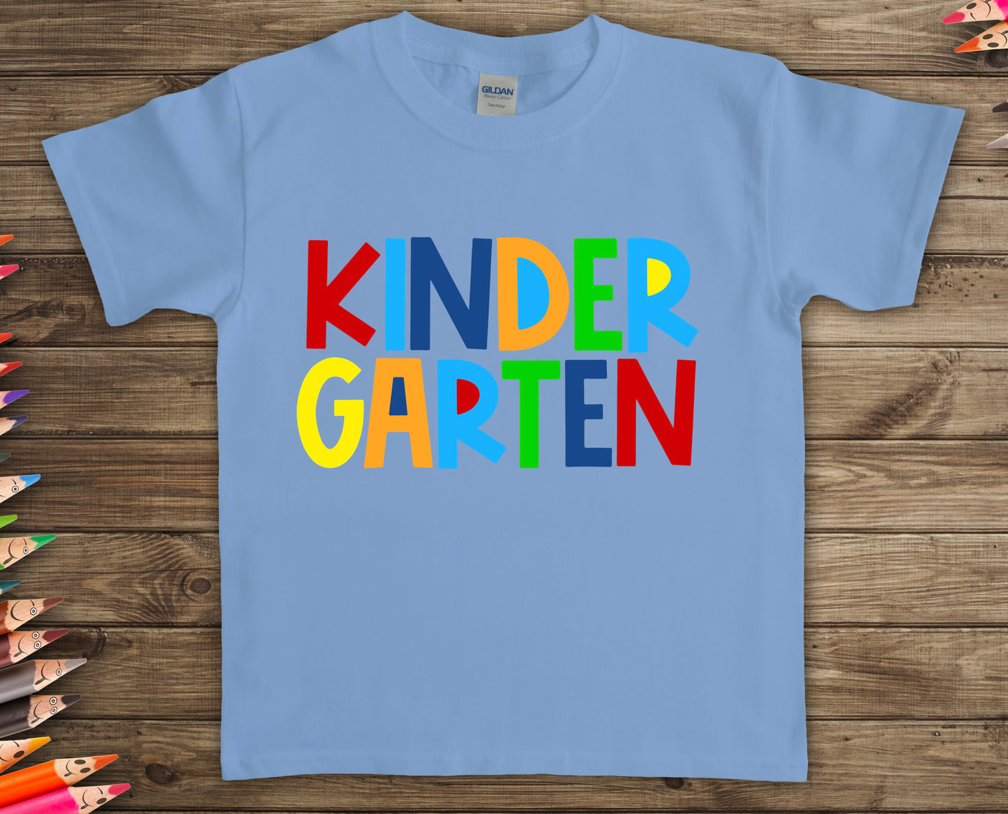 Kindergarten Grade -Primary color-DTF