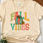 Fall vibes pumpkin sunflowers middle-DTF