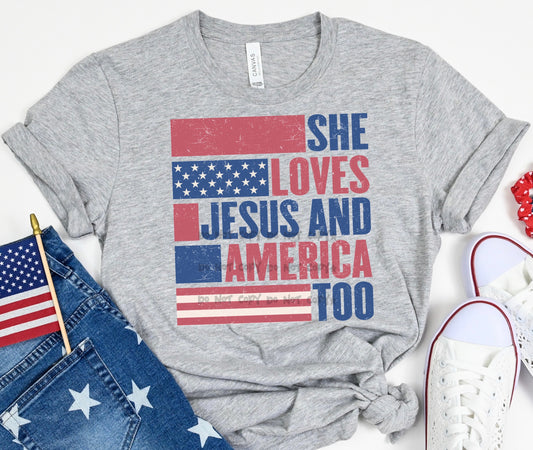 She loves Jesus and America too-DTF