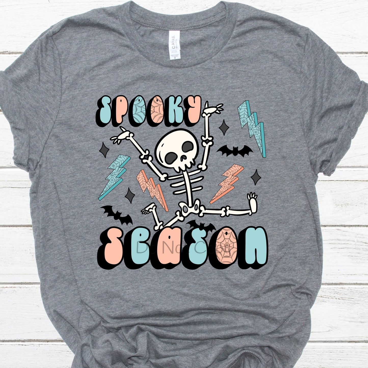 Spooky season skeleton-DTF