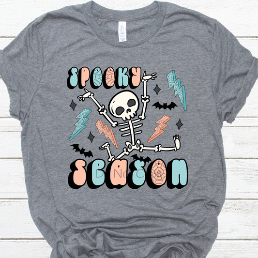 Spooky season skeleton-DTF