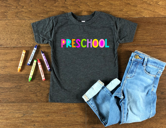 Preschool  -bright color-DTF