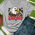 Eagles football red-DTF
