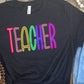Teacher neon-DTF