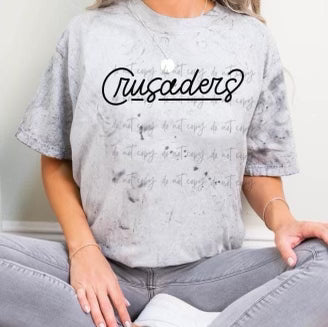 Hand lettered Crusaders-DTF