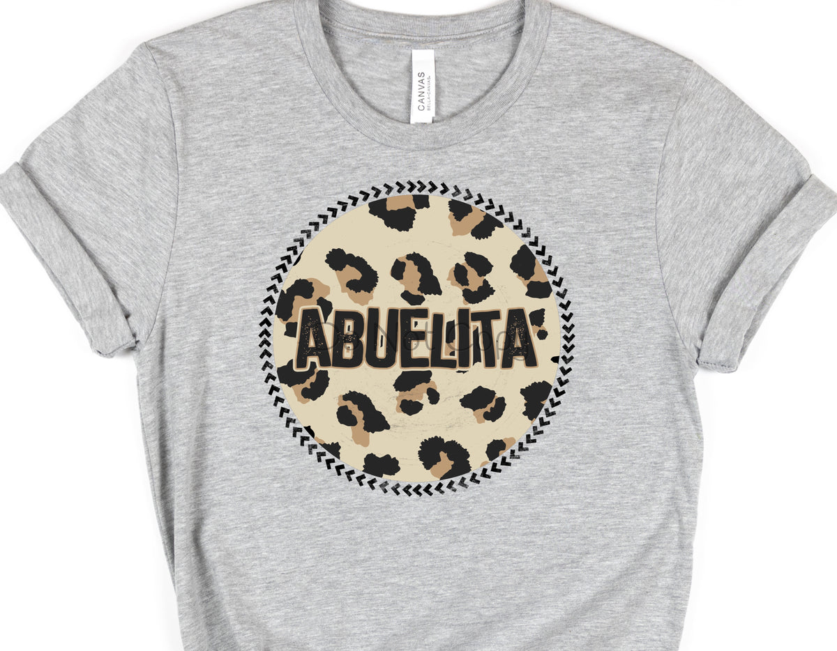 Abuelita circle leopard-DTF