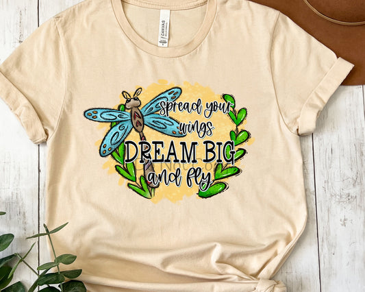 Dream big dragonfly-DTF