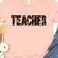 Teacher Spooky school embroidery-DTF
