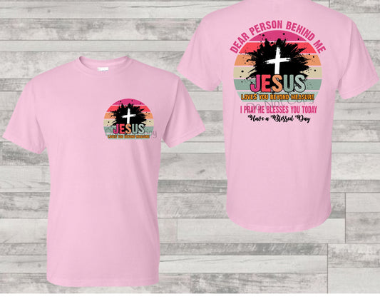 Jesus loves you (FRONT)-DTF