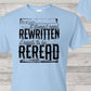 It doesn’t need to be rewritten Reread solid -DTF