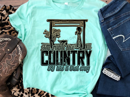 I’m from the country-DTF