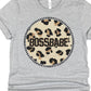 Boss babe circle leopard-DTF