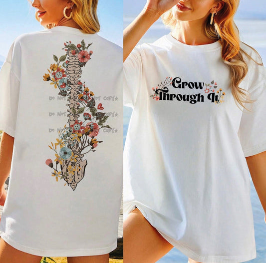 Grow through it Backbone BACK-DTF