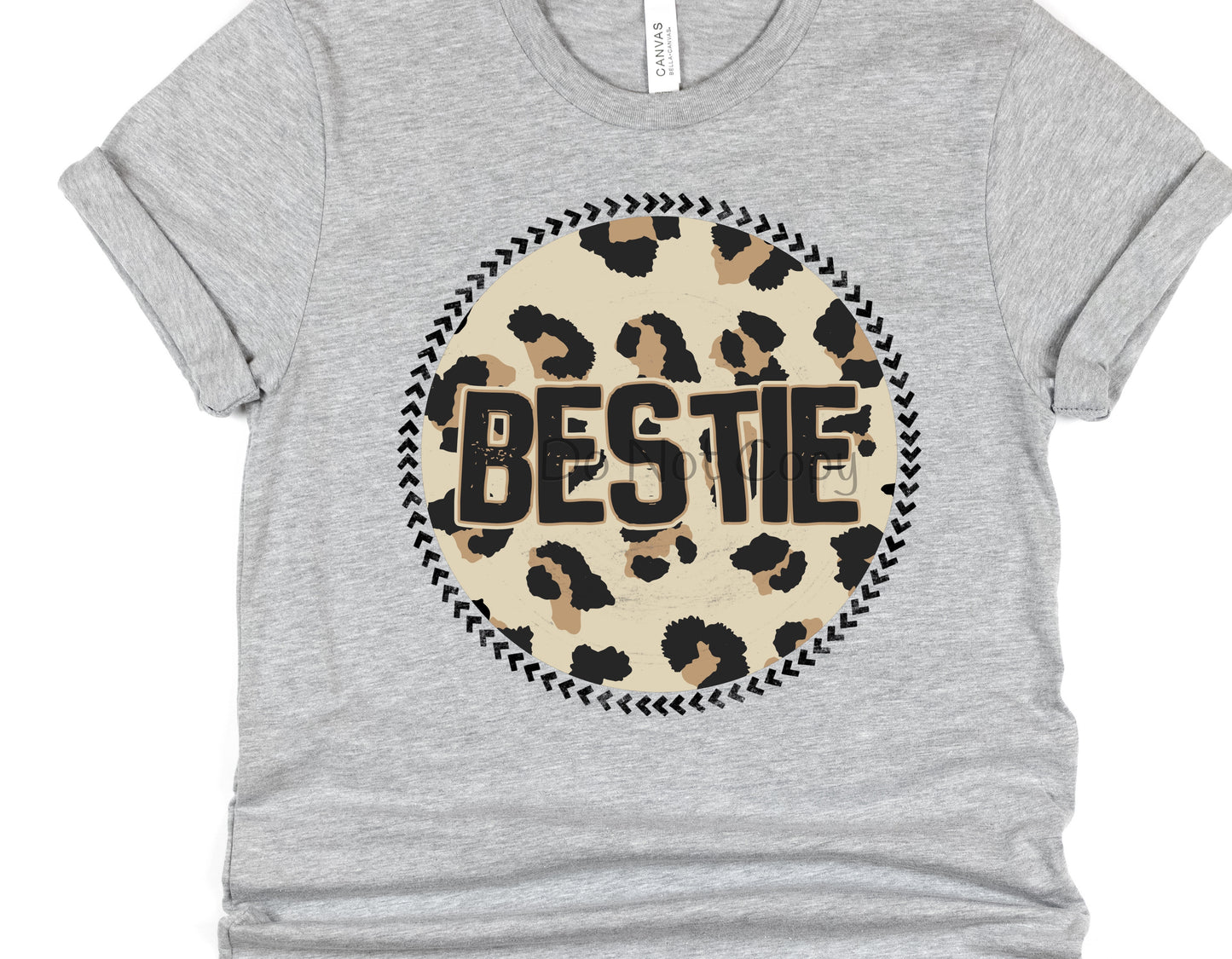 Bestie circle leopard-DTF