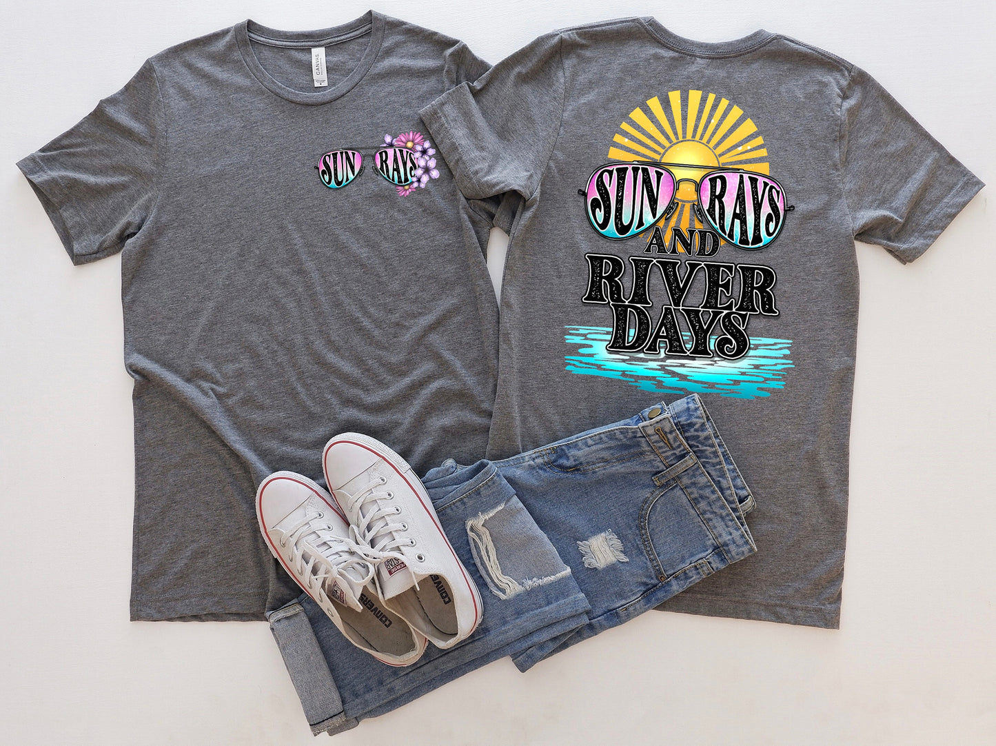 Sun Rays & River Days (FRONT)-DTF