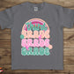 Third grade smiley face rainbow-DTF