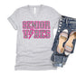 Senior vibes faux embroidery-DTF