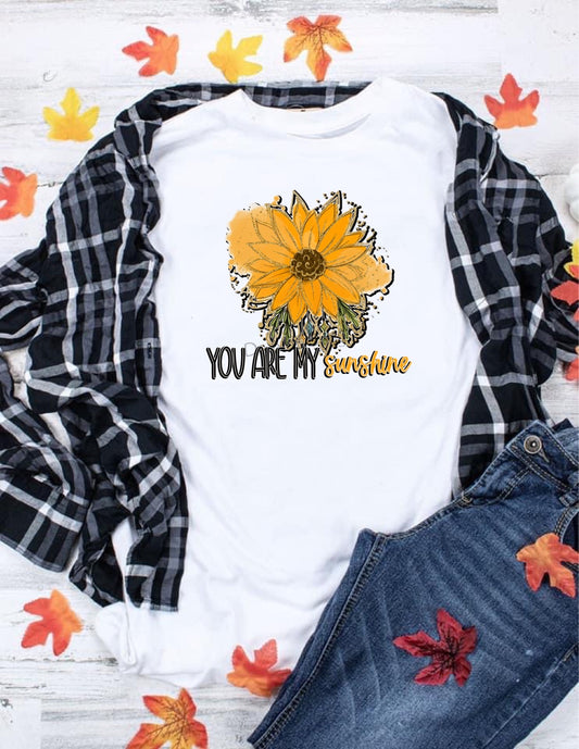 You are my sunshine big sunflower-DTF