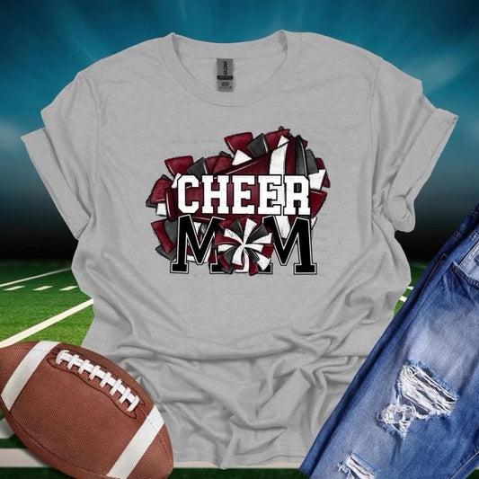 Cheer mom maroon-DTF