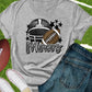 Miners football helmet black gray-DTF