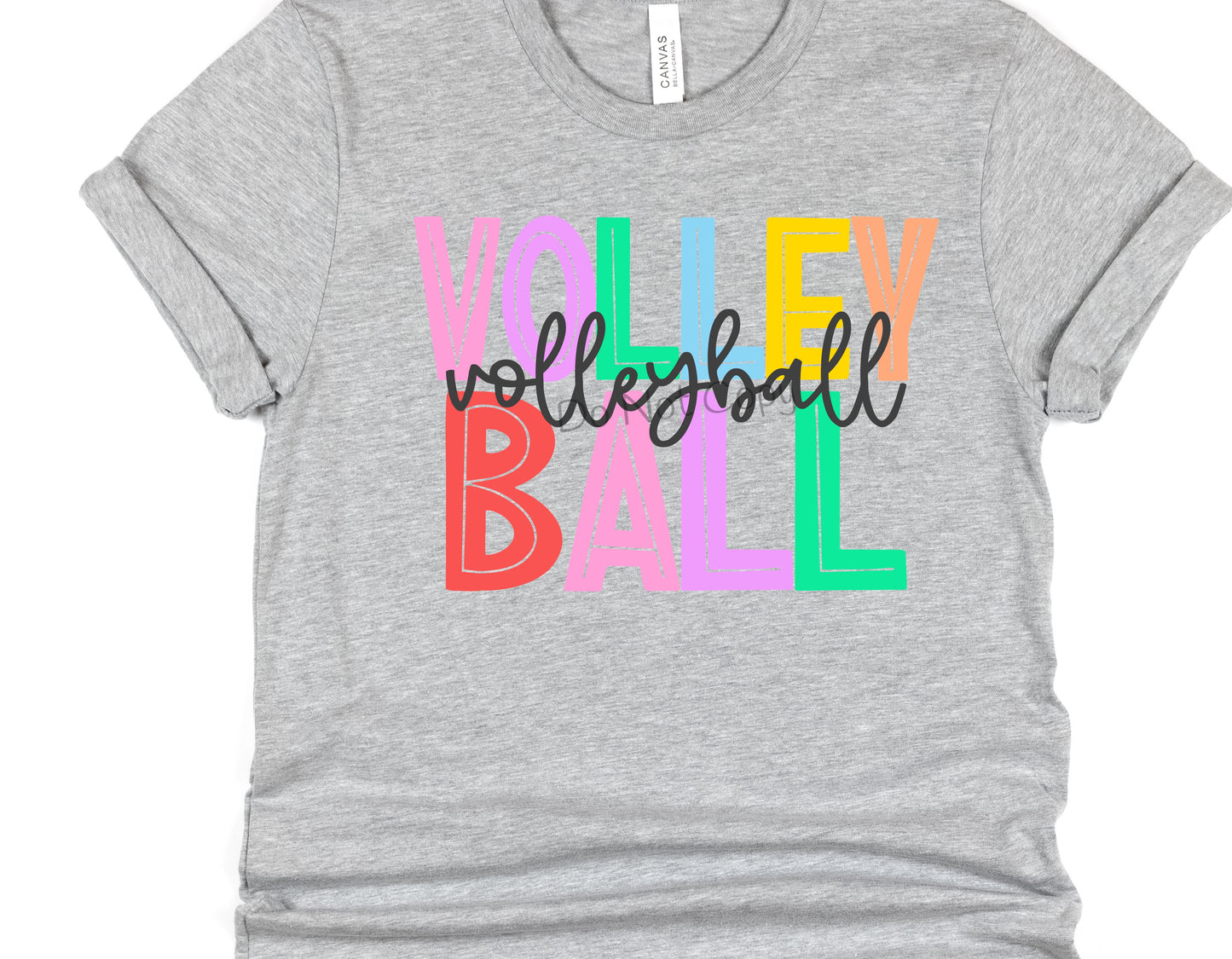 Volleyball volleyball cursive-DTF