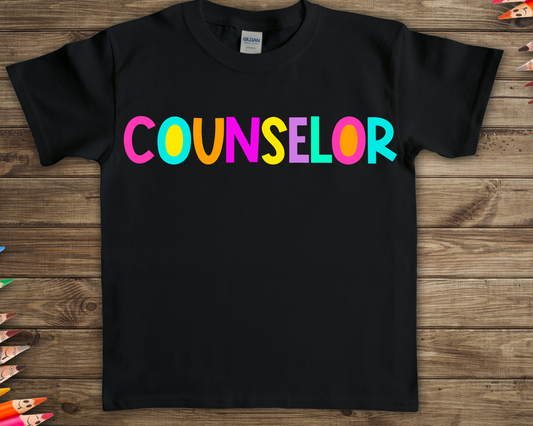 Counselor - bright color-DTF