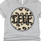Cece circle leopard-DTF