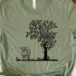 Highland cow tree-DTF