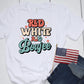 Red white and boujee-DTF