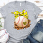 Baseball yellow bow-DTF