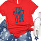 It’s a party in the USA blue-DTF