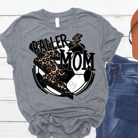 Baller mom soccer-DTF