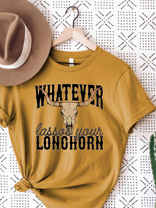 Whatever lassos your longhorn-DTF