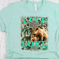 Live a little love a lot green-DTF
